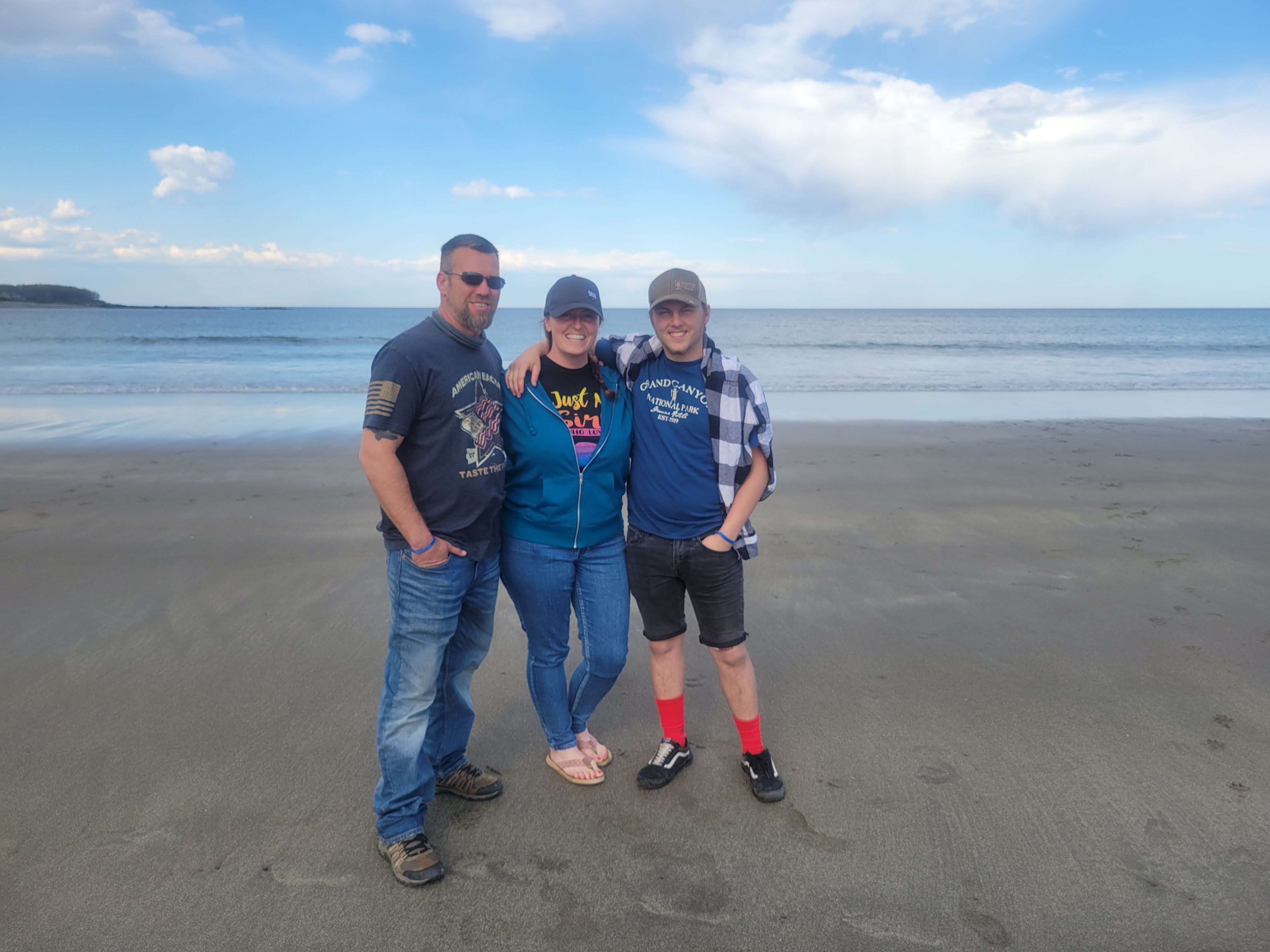 Velting Family on York Beach Maine
