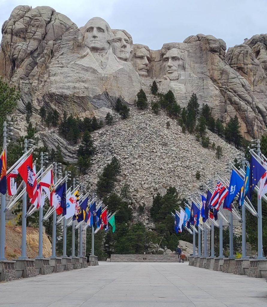 Mount Rushmore visit while setting up South Dakota Domicile