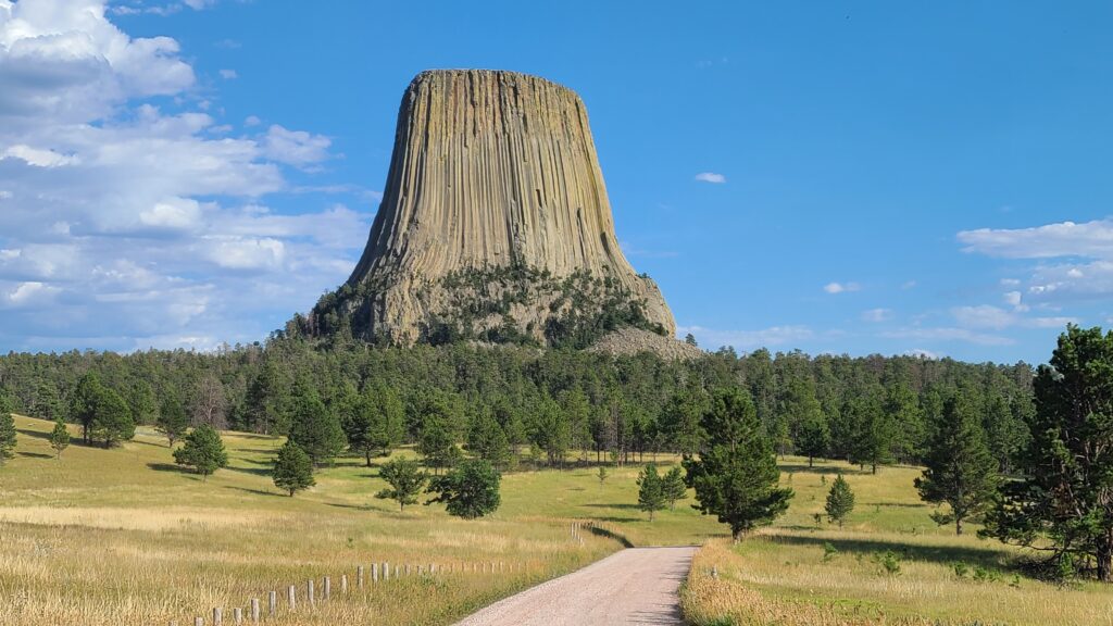 View of Devils Tower from the Joyner Ridge Trail.