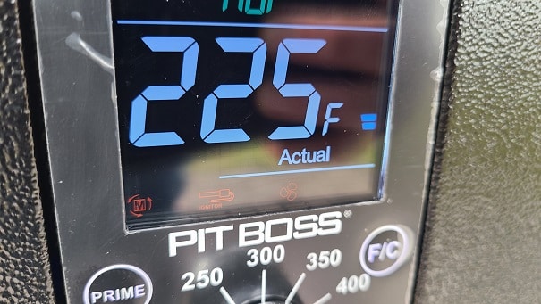 pit boss temperature setting